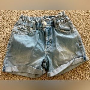 GAP Girls Paper Bag Waisted Jean Shorts